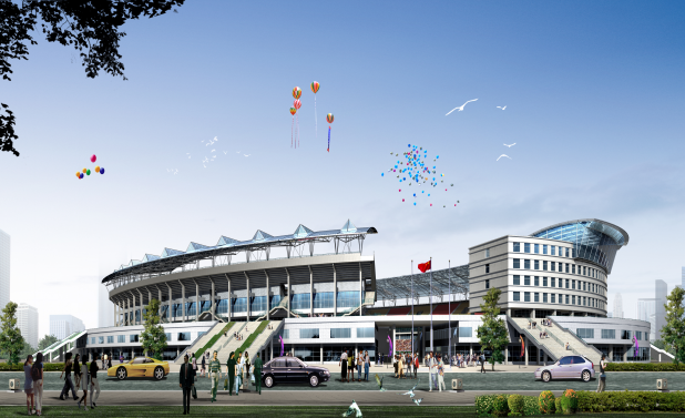 我公司安裝的2010年非洲世界杯安哥拉足球場館工程